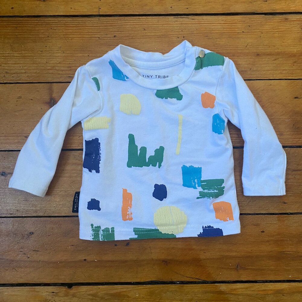 Tiny Tribe Australia Baby Long Sleeve Tee - size 3 - 6 months
